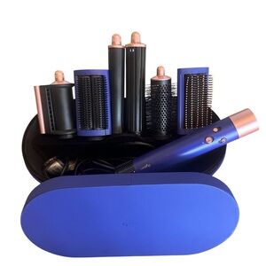 Dyson Airwrap Blue and Copper